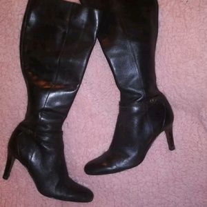 Ann Taylor Loft Brown Heel Boots size 6.5